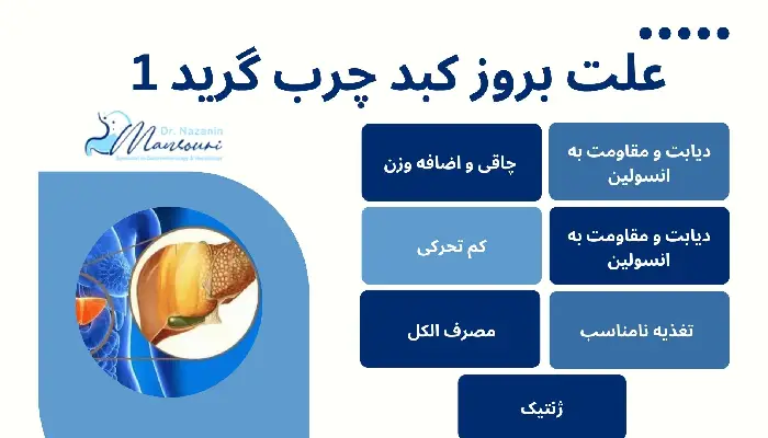 کبد چرب گرید 1