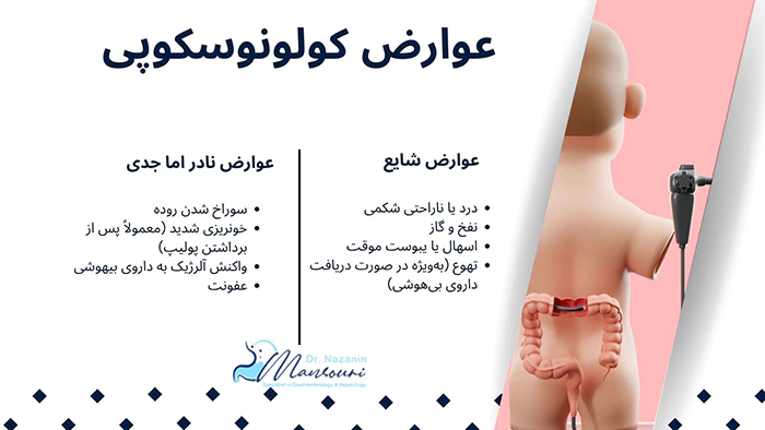 عوارض کولونوسکوپی